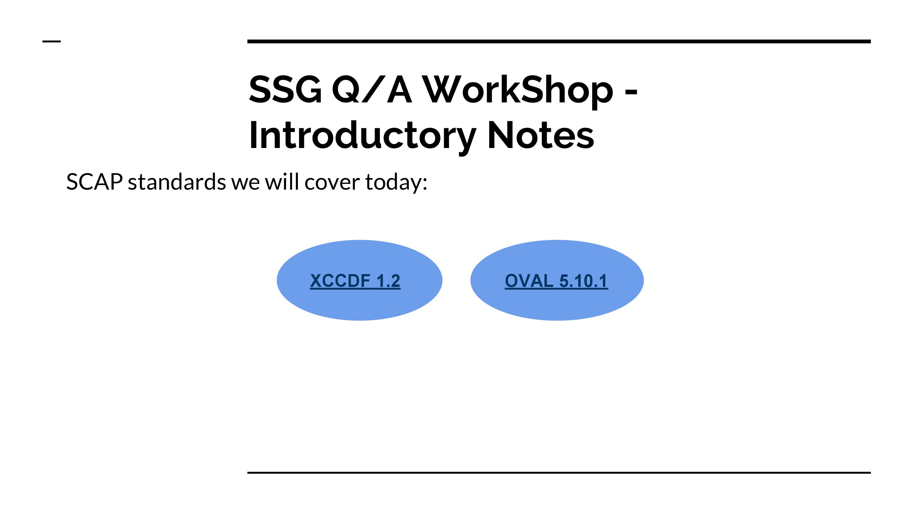 SCAP Security Guide Workshop