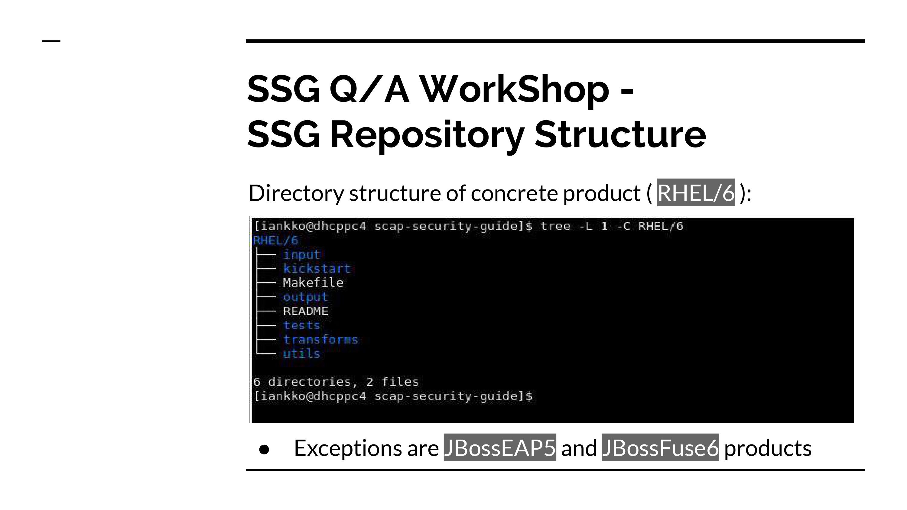 SCAP Security Guide Workshop