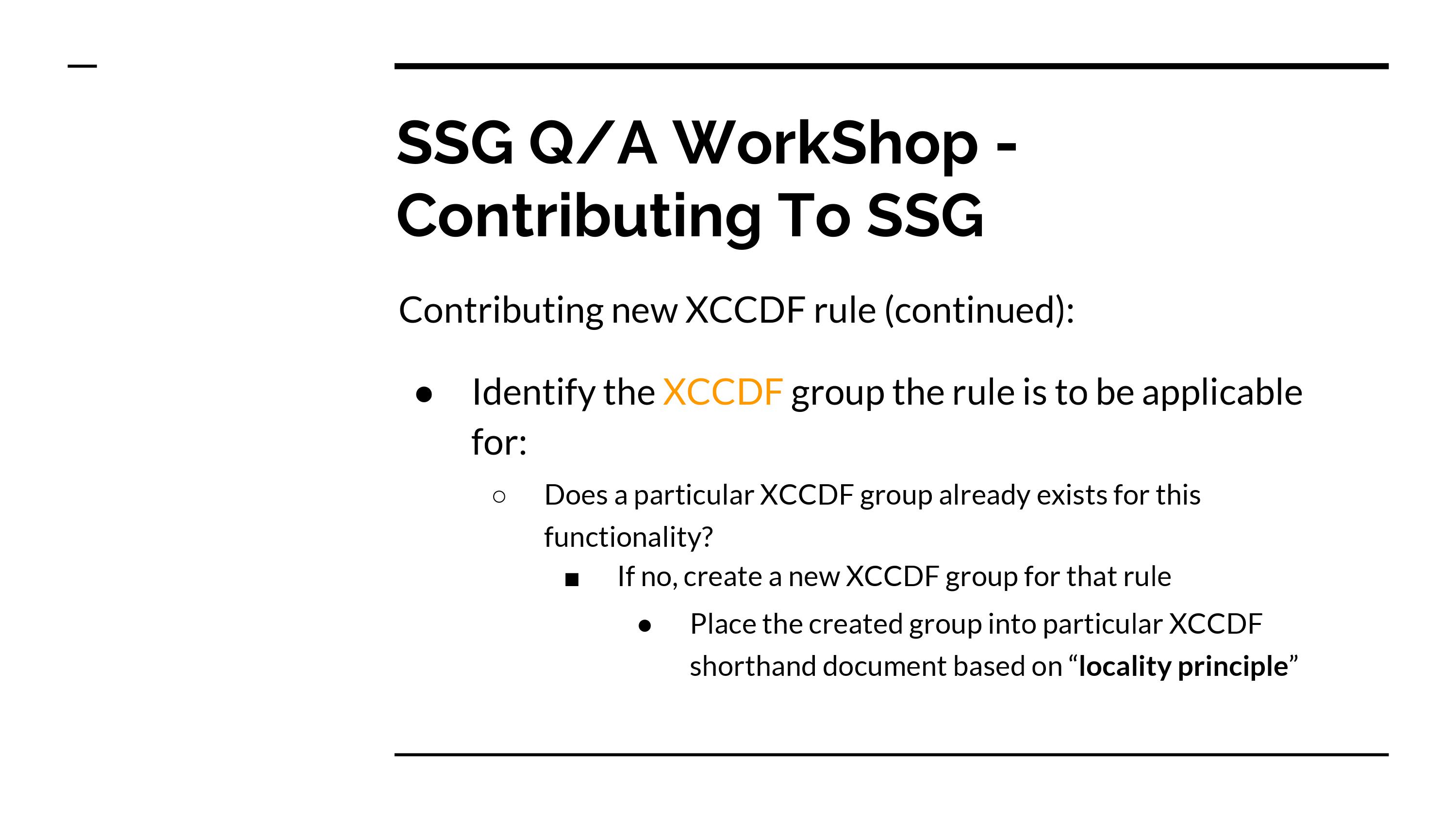 SCAP Security Guide Workshop